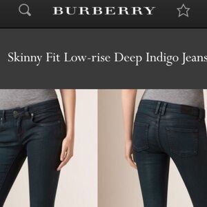 Burberry skinny jeans